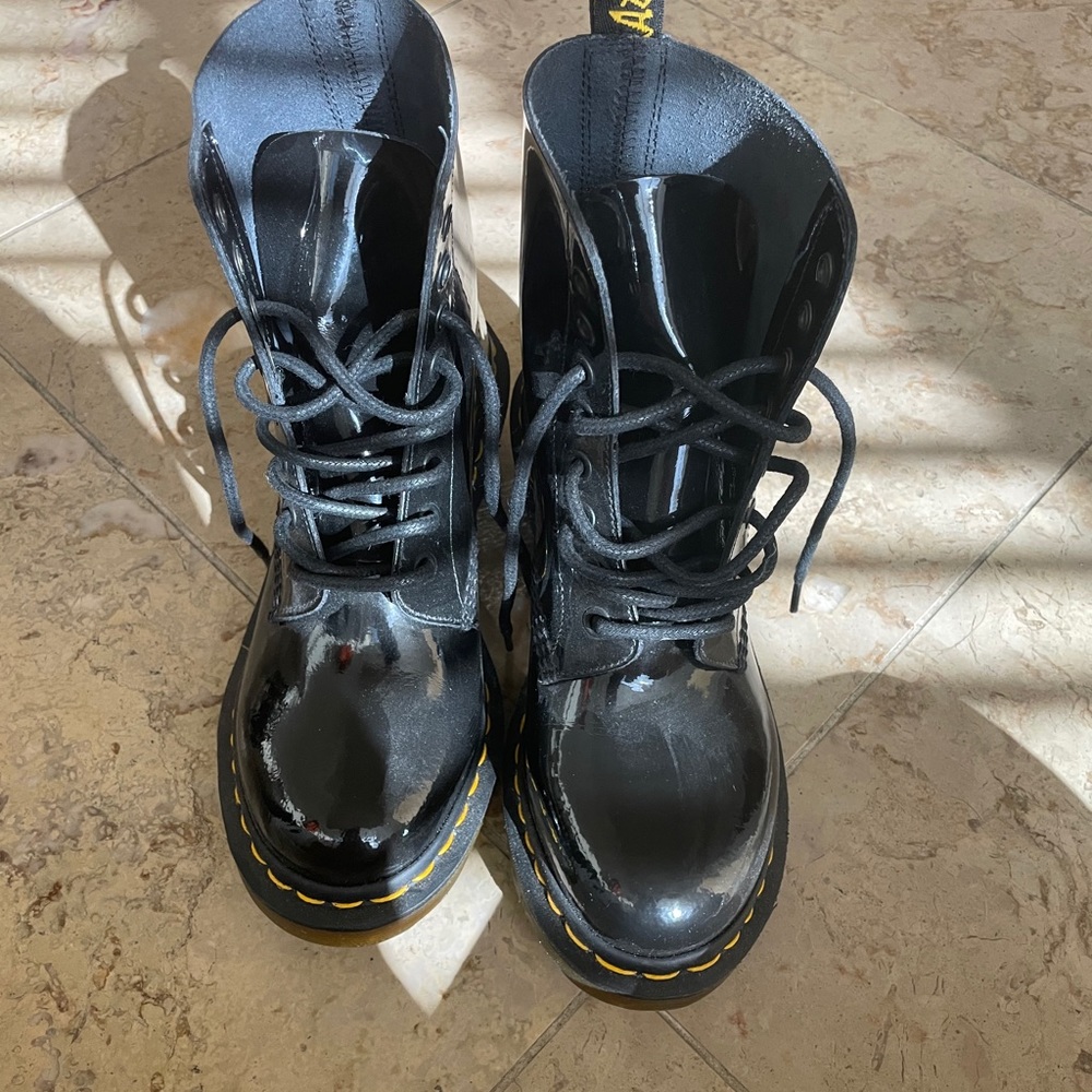 Brand new dr. Marten patent leather boots